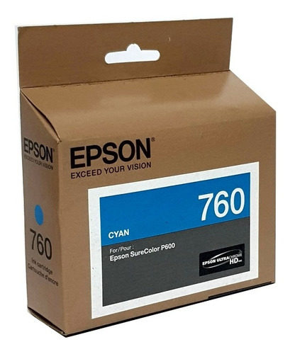 Imagem 1 de 2 de Cartucho 760 Ciano - Epson Surecolor P600
