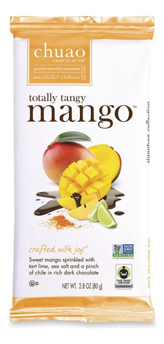 Barras De Chocolate Negro Mango Y Chile Sin Conservantes