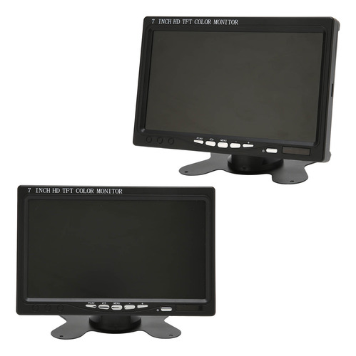 Pequeño Monitor Portátil De 7 Pulgadas Para Coche, Vga, Av,