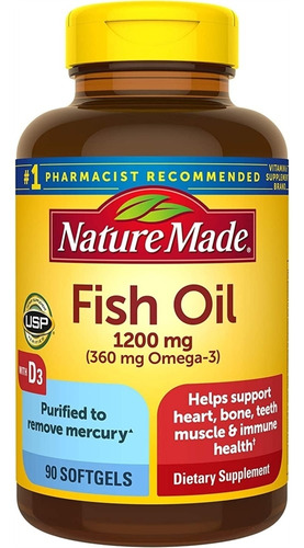 Suplemento Aceite De Pescado Omega 3 12 - L a $4554