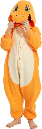 Pijama Kigurumi Disfraz Pokemon Charmander Para Niñas Niños