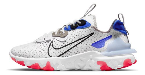 Zapatillas Nike React Vision White Racer Blue Cd4373-104   