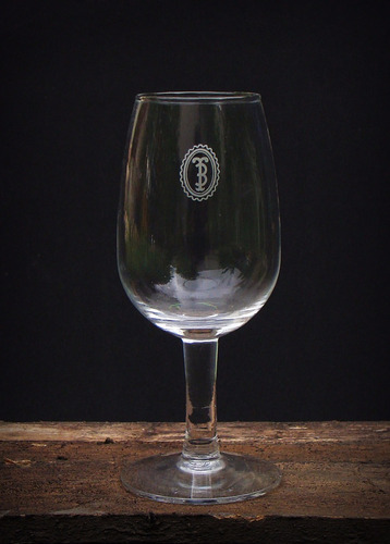 Retro Copa Vidrio Vino Bodegas Trapiche