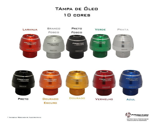Tampa De Oleo Procton Hornet Cbr Srad Xj6 R1 Zx10 Zx6 Z800