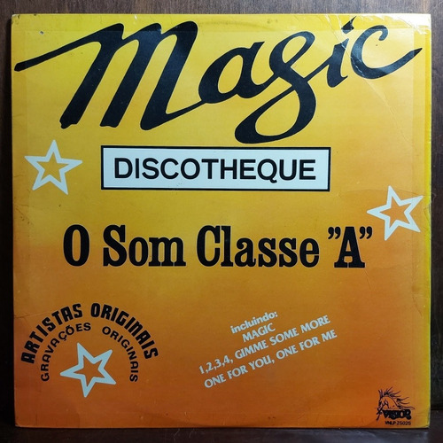 Imagem 1 de 6 de Vinil Lp Magic Discotheque O Som Classe A
