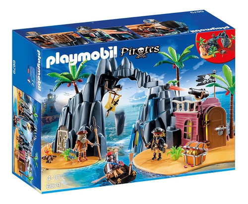 Playmobil Isla Del Tesoro Pirata Playset