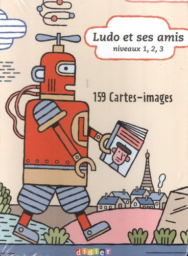 Ludo et ses amis niveaux 1, 2, 3 - Cartes-images, de Marchois, Corinne. Editora Distribuidores Associados De Livros S.A., capa mole em francês, 2009