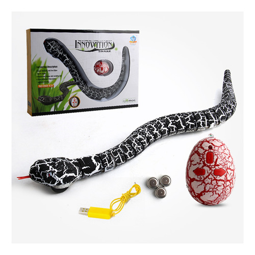 Rc Snake Toy Retráctil Con Lengüeta Que Balancea La Cola Y S