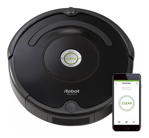 Aspiradora robot iRobot 600 Roomba 675 negra 120V/240V