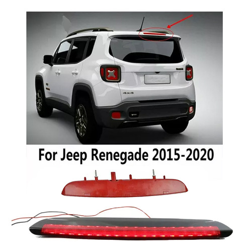 Tercera Luz De Freno Led 68247167aa Para Jeep Renegade 2015-