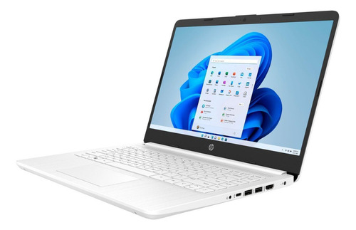 Notebook Hp 14 Intel Celeron N4500 4gb 64gb Emmc W11 Blanco