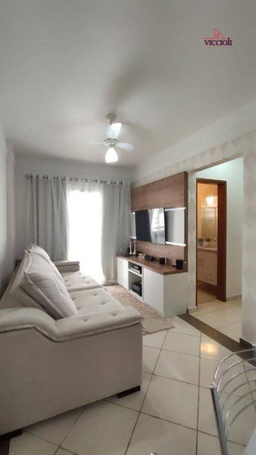 Apartamento Com 1 Dormitório À Venda, 60 M² Por R$ 295.000,00 - Canto Do Forte - Praia Grande/sp - Ap1439