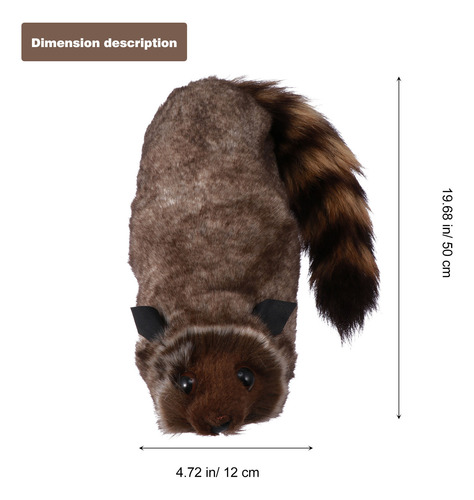Divertido Juguete De Mapache De Peluche, Juguete De Mapache,