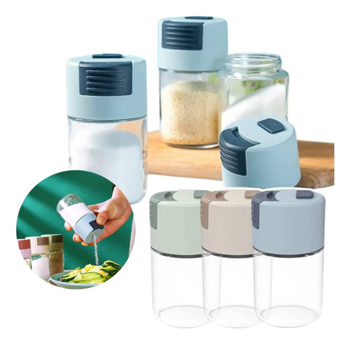 Salero Medible De Cocina 100 Ml Tarro De Especias D Plastico