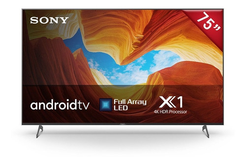 Televisor 4k Hdr Sony 75' Android Tv Full Array| Xbr-75x907h