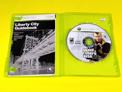 Grand Theft Auto Iv Gta 4 Xbox 360 Original Con Mapa (Usado)