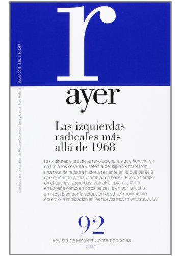 Libro Izquierdas Radicales Más Allá De 1968, Las (ayer 92) D