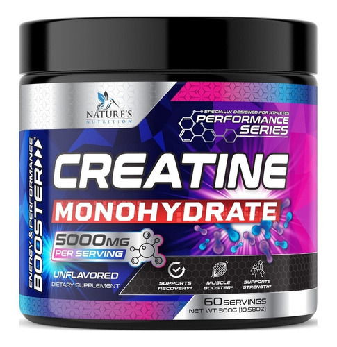 Creatina Monohidratada Natures Nutrition, Similar Optimum Muscletech 