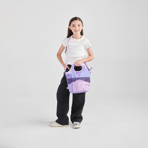 Lonchera Escolar Happy Girl Cowli Hg70253-u Color Violeta