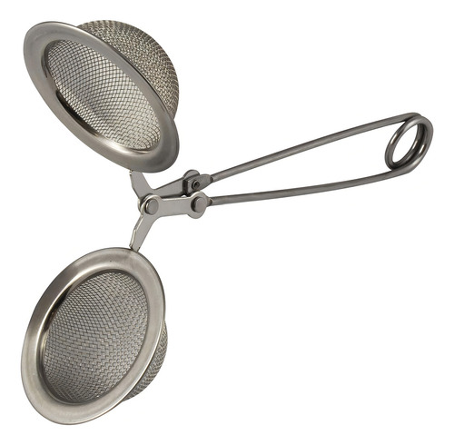 Infusor De Chá Ervas Inox Coador Peneira Bolinha Cabo