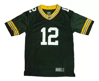 Camiseta Casaca Nfl Green Bay Packers 12 Rodgers