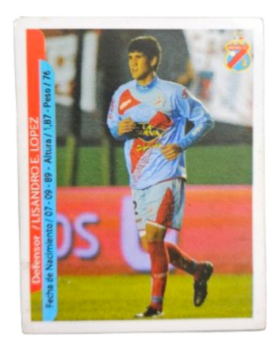 Figurita Lisandro Lopez Apertura 2010 Lopez Lopez