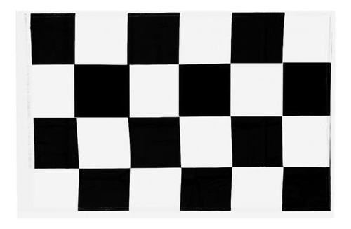 2 Racing Black And White Checkered Flag Banderín Party