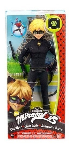 Boneco Articulado Cat Noir 26 Cm Miraculous  Sunny Bandai