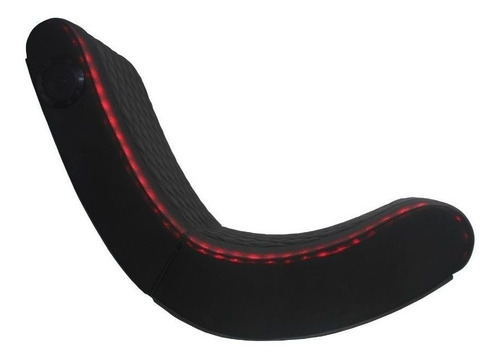 Cadeira Gamer Balanço Pelegrin Pel-3024 Led E Auto-falante Cor Preta Material do estofamento Microfibra