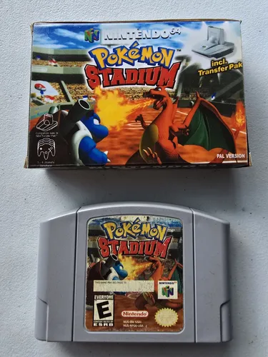 Pokémon Stadium - Jogo Físico Nintendo 64 N64 Com Caixa