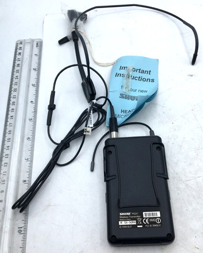 Shure Wireless Bodypack Transmitter Pgx1 & Headset Micro Aac