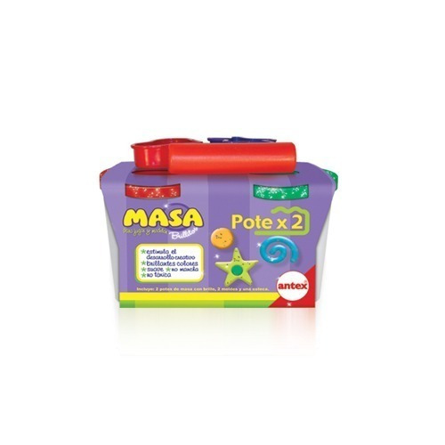 Masa Para Moldear Modelo 2 Super Potes Brillitos Antex