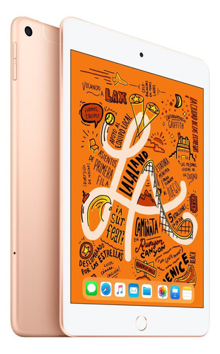 Apple iPad Mini de 7.9" Wi-Fi + Cellular 64GB Oro A2126 (5ª generación)
