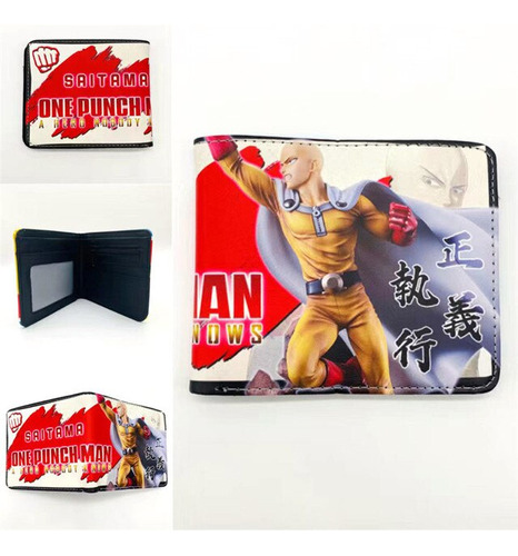 Cartera De Anime One Punch Man Saitama Para Hombred