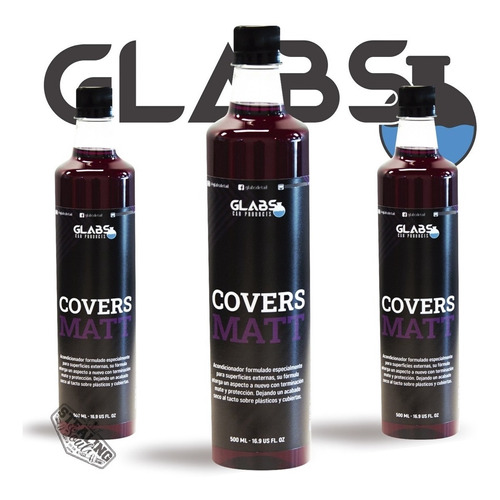 Glabs | Cover Matt | Acondicionador Cubiertas | 500cc Detail