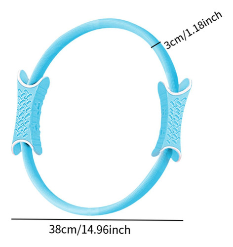 Anillo De Pilates Circular, Accesorio Para Hacer Azul