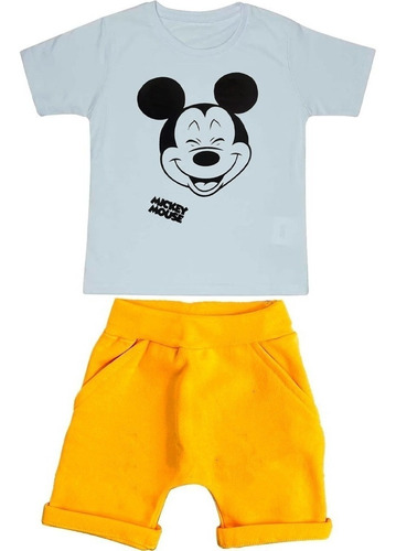 Conjunto Infantil Menino Personagem Criança Tam P Ao G