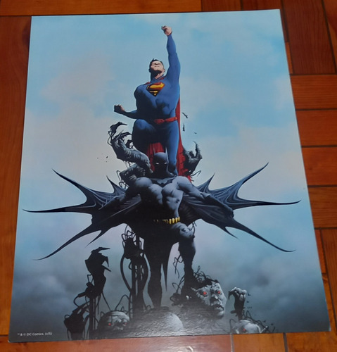 Print Dc New 52 Superman / Batman Origianl Doble Vista (Usado)