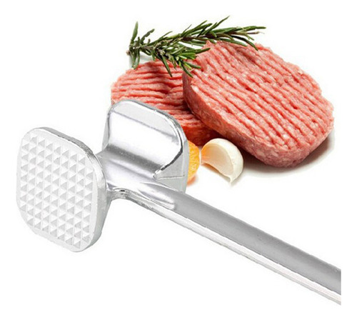 Mazo De Aluminio De Dos Lados, 19,5 Cm, Para Carne, Ternera,