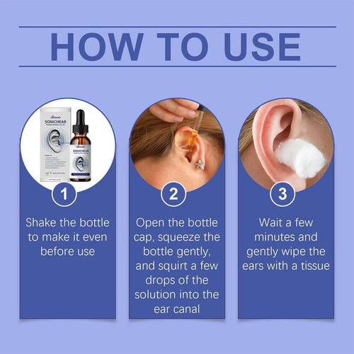 - Tinnitus Gotas For La Salud Del Oído, Apoyo Auditivo 30ml