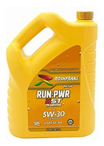 Roshfrans Garrafa Aceite Run-pwr Tri-sintético Iiist Api Sp