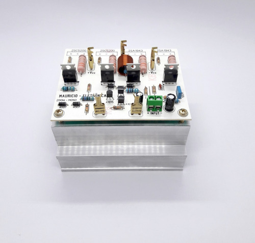 Placa Amplificador 200w C/ Dissipador,ativar Caixa,potencia