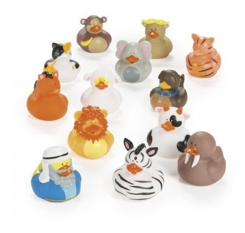 Patos De Goma Arca De Noé - Conjunto 25 Pc