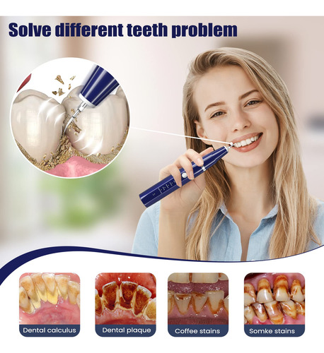 Removedor De Placa Y Sarro Para Dientes 5 Modos Ajustables