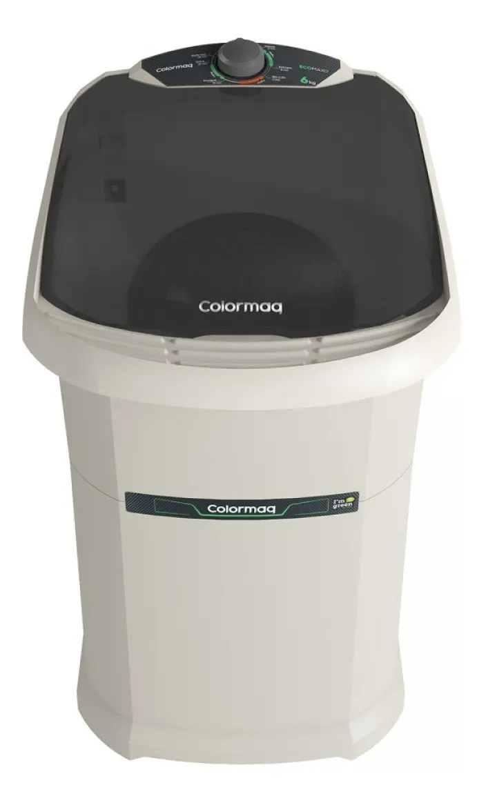 Tanquinho Colormaq Lavadora Roupas Semi-automática Lcs 6kg Cor Branco