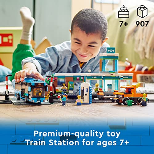 Juego De Construcción Lego City Train Station 60335 Con Toy