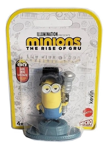 Imagem 6 de 10 de Coleção Com 4 Mini Figuras Dos Minions Filme A Origem De Gru