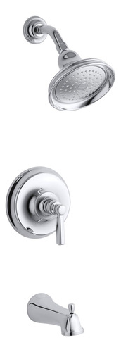 Ts10582-4-cp Rite-temp - Válvula De Baño Y Ducha Con Mango D