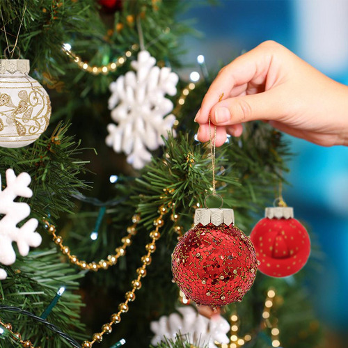 Adornos De Bolas Para Árbol De Adornos Navideños Ina
