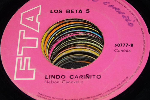 Jch- Los Beta 5 Lindo Cariñito Cumbia Peru 45 Rpm